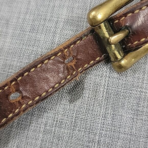 Dooney & Bourke Vintage Pebbled Leather Black Equestrian Cross-body Shoulder Bag - Picture 6 of 15